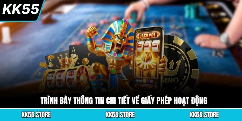 Trình bày thông tin chi tiết về giấy phép hoạt động